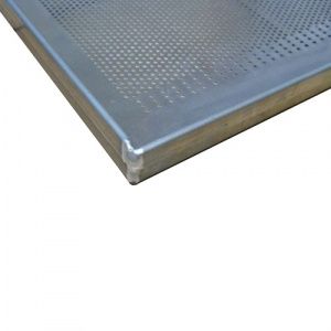 Противень 53Х32,5СМ H2См Gn 1/1, 4 борта, перфорированный, алюминий F32,553Bp