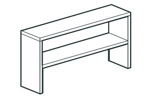 Полка настольная закрытая Apach Chef Line Losc35120T2Cs