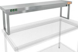 Купить полка тепловая hicold tp1-14/3 одноярусная настольная 1400х300х400мм – цена от завода, доставка до двери | RuOborudovanie.ru