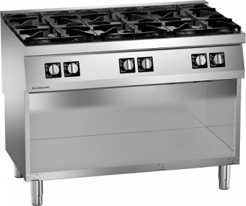 Плита 6 конфорочная 700 серии Angelo Po Icon 2S1Fa0 газ