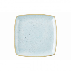 Купить тарелка мелкая квадратная 26,8см, без борта, stonecast, цвет duck egg blue sdesds101 – цена от завода, доставка до двери | RuOborudovanie.ru