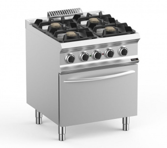 Плита газовая 4 конфорочная 700 серии Apach Chef Line Glrrg77Fep Xl