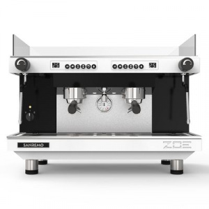 Кофемашина Sanremo Zoe Competition 2 гр. 220В автомат бело-чёрная
