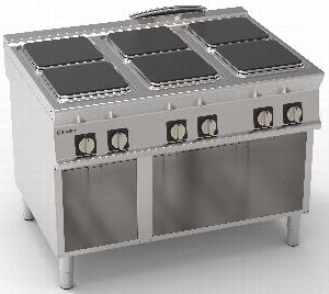 Плита 6 конфорочная 900 серии Tecnoinox Pc12Fe9 316013