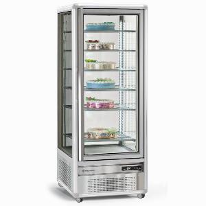 Шкаф кондитерский морозильный Tecfrigo Snelle 551Gbt серебро
