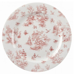 Тарелка мелкая 30,5СМ Vintage Prints, цвет Cranberry Toile Tocvp111 – купить в RuOborudovanie.ru с доставкой до двери Купить тарелка мелкая 30,5см vintage prints, цвет cranberry toile tocvp111 – цена от завода, доставка до двери | RuOborudovanie.ru