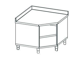 Стол угловой открытый Apach Chef Line Lwt710Sh2U