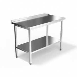 WORK TABLE WITH BACKSPLASH Hurakan HKN-RWT-111/0707