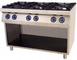 Плита 6 конфорочная 900 серии Kogast Ps-T69/P 55893 газ – купить в RuOborudovanie.ru с доставкой до двери Купить плита 6 конфорочная 900 серии kogast ps-t69/p 55893 газ – цена от завода, доставка до двери | RuOborudovanie.ru