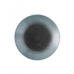 Тарелка мелкая 26СМ, без борта, цвет Raku Duo Topaz-Quartz, Studio Prints Rdtqev101