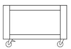 Подставка для шкафа Sottoriva Modul 2 Bas2-H74