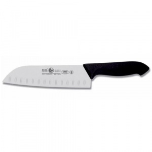 Нож японский 18СМ с бороздками, черный Horeca Prime 28100.Hr85000.180