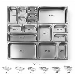 Купить крышка для гастроемкости foodatlas gn-1/3-200 нерж.сталь – цена от завода, доставка до двери | RuOborudovanie.ru