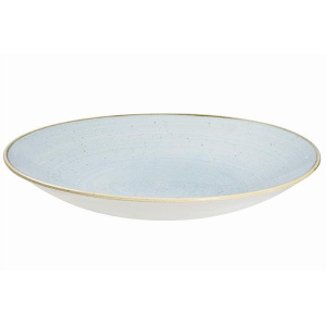 Тарелка глубокая 25,5СМ H3,5См, без борта, Stonecast, цвет Duck Egg Blue Sdespd251
