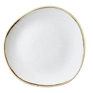 Тарелка мелкая "ВОЛНА" 28,6СМ, без борта, Stonecast, цвет Barley White Swhsog111
