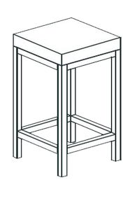 Колода разрубочная Apach Chef Line Lcb67