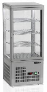 Витрина холодильная Tefcold UPD80 Grey (серый) кондитерская настольная