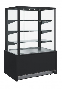 Витрина кондитерская Полюс KC70 Vm 0,9-1 9006-9005 (ВХСв-0,9Д Carboma Cube Технo) 1801975P