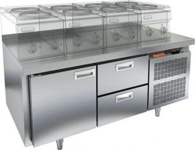 Стол с морозильный шкафом Hicold Gn 12/Bt Lt