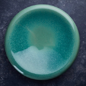 Тарелка объемная 24СМ, серия Stone, цвет Nephrite St_24_Об_Ne