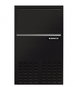Льдогенератор Koreco AZ 80/25 SI black пальчикового льда 80 кг/сут, бункер 25 кг
