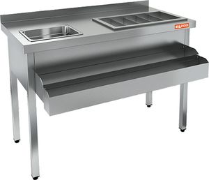 Барная станция Hicold НКС-10/7БК с бортом