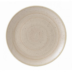 Купить тарелка мелкая 26см, без борта, stonecast, цвет nutmeg cream snmsev101 – цена от завода, доставка до двери | RuOborudovanie.ru