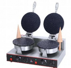 Вафельница Airhot WE-1SD тонкие D210мм, двойная, чугун, электр, настольн.