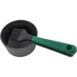 Сотейник чугунный с силиконовой кисточкой Big Green Egg 117663 – купить в RuOborudovanie.ru с доставкой до двери Купить сотейник чугунный с силиконовой кисточкой big green egg 117663 – цена от завода, доставка до двери | RuOborudovanie.ru
