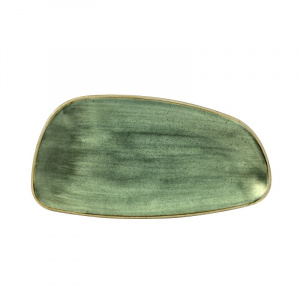 Блюдо сервировочное Chefs Geo 30Х15,5СМ, без борта, Stonecast, цвет Samphire Green Ssgsge301