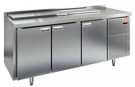 Стол для салатов Hicold SL2-111GN (1/6) (+2+10), 3 двери, 1835х700х850мм