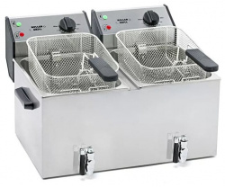 Фритюрница Roller Grill FD 80 DR (2х8л) электр. 7,2кВт с 2кранами для слива масла – купить в RuOborudovanie.ru с доставкой до двери Купить фритюрница roller grill fd 80 dr (2х8л) электр. 7,2квт с 2кранами для слива масла – цена от завода, доставка до двери | RuOborudovanie.ru