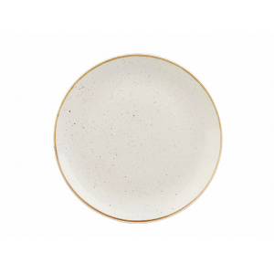 Тарелка мелкая 26СМ, без борта, Stonecast, цвет Barley White Swhsev101