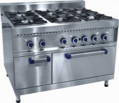 Купить плита газовая abat пгк-69жш арт.21000801699 6 конфорочная 900 серии – цена от завода, доставка до двери | RuOborudovanie.ru