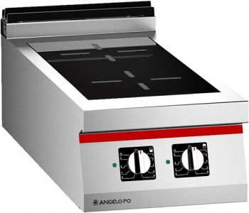 Плита индукционная настольная с 2 зон.нагр., серия ICON9000 Angelo Po 0N0VT1I