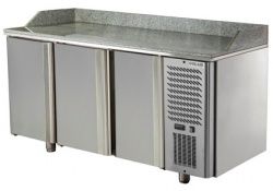 Купить стол для пиццы c 3 дверьми polair tm3pizza-g – цена от завода, доставка до двери | RuOborudovanie.ru