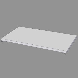 Полка сплошная для шкафа ШЗР-120/6 ТТМ ПШЗР-120/6
