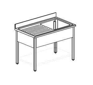 Ванна моечная Apach Chef Line Ls127-55Lw