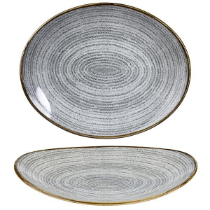 Тарелка глубокая овальная 31,7Х25,5СМ, цвет Stone Grey, Studio Prints Spsgop121