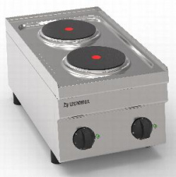 Плита 2 конфорочная 600 серии Tecnoinox Pc35E/6/0 116001